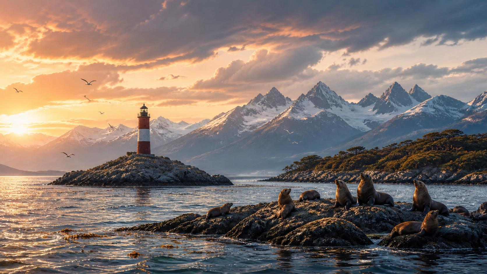 Ushuaia uno de los destinos naturales más espectaculares de la Patagonia argentina.
